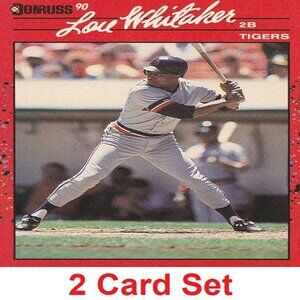 Lou Whitaker MLB Card Collection